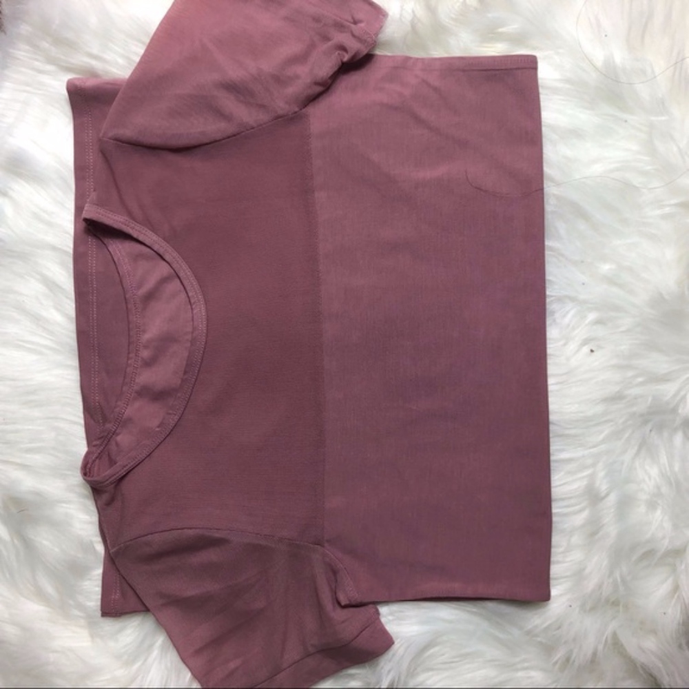 Alphalete | Blush Pink Mesh Logo Athletic Tee Cute